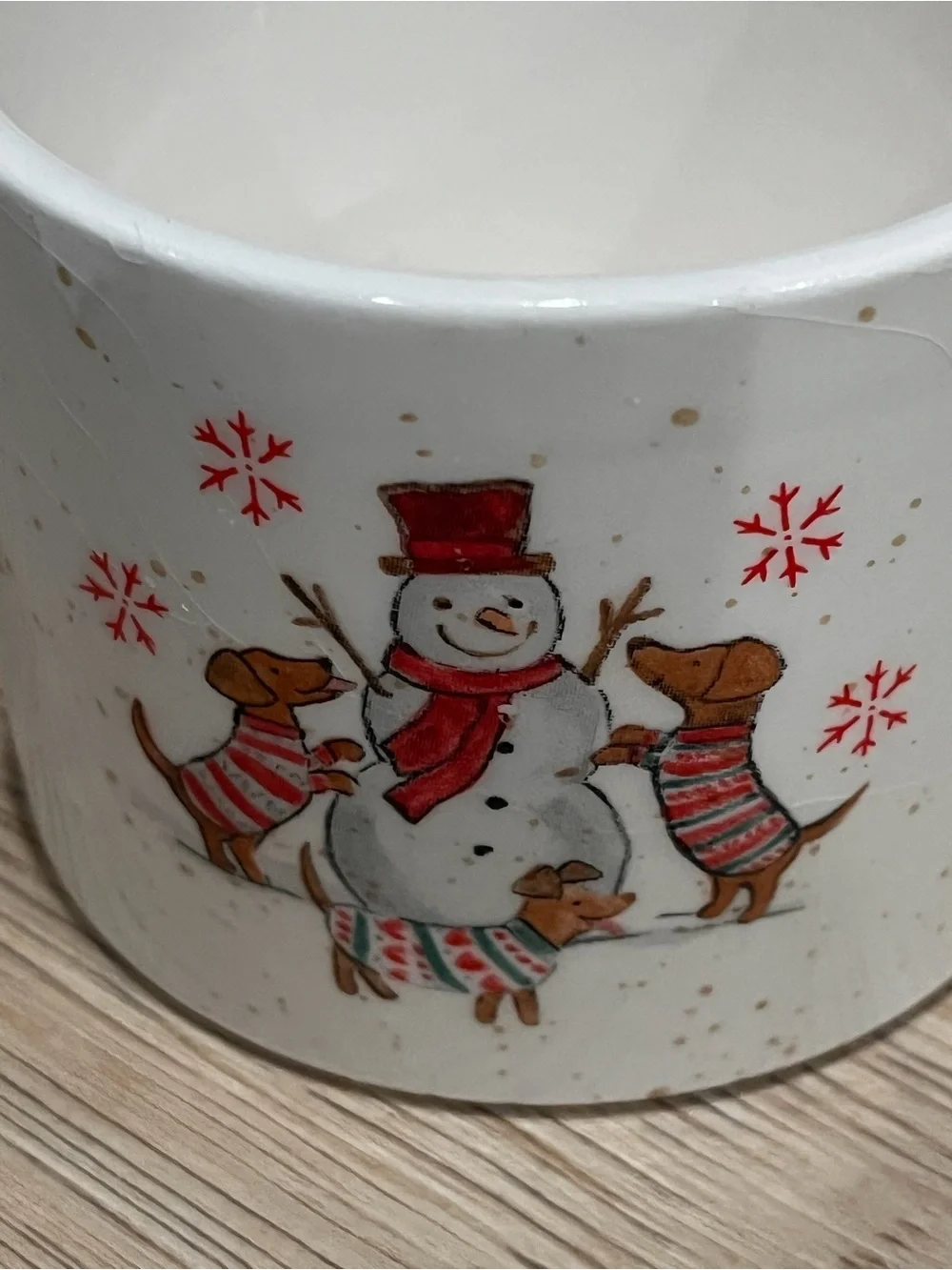 Peppermint & Pine White Ceramic Serving Bowls with lids and metal holder